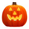 thumbnail image 1 of HUASHENG Halloween Light Up Pumpkin Prop With Led Light Pumpkin Figurine Lights Pumpkin Lamp Not Include The Battery Halloween Decor For Indoor Outdoor, 1 of 9