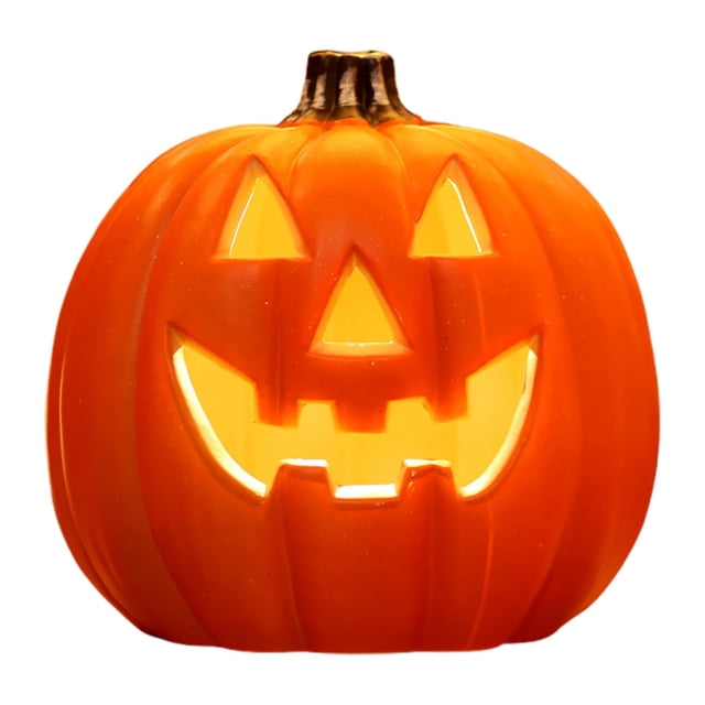 HUASHENG Halloween Light Up Pumpkin Prop With Led Light Pumpkin Figurine Lights Pumpkin Lamp Not Include The Battery Halloween Decor For Indoor Outdoor