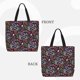 thumbnail image 2 of Fotbe Snakes And Snake Fruit Bolsa Tote con Estampado para Mujer, Bolsos con Cremallera, Bolsa de Hombro Casual de Gran Capacidad con Bolsillos Internos, 2 of 7