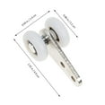 thumbnail image 2 of 4pcs Curtain Hanging Wheels Smoothly Sliding Rollers Nylon Mute Wheels, 2 of 4