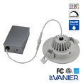 thumbnail image 4 of LeVanier A Mené la Lumière Encastrée de Cardan de 3 Pouces Rotation de 360 ° 8W 700 Lumens 60W Panneau Mince Rond Équivalent vers le Bas Dimmable avec JB ETL ES Blanc 3000K, 4 of 7