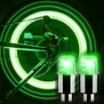 thumbnail image 4 of 2 Uds Luces De Rueda Coche Bicicleta Rueda Neumático Válvula Polvo Luz Radios Flash Luces Para Coche Camión SUV Motocicletas Bicicleta ANGGREK No, 4 of 7