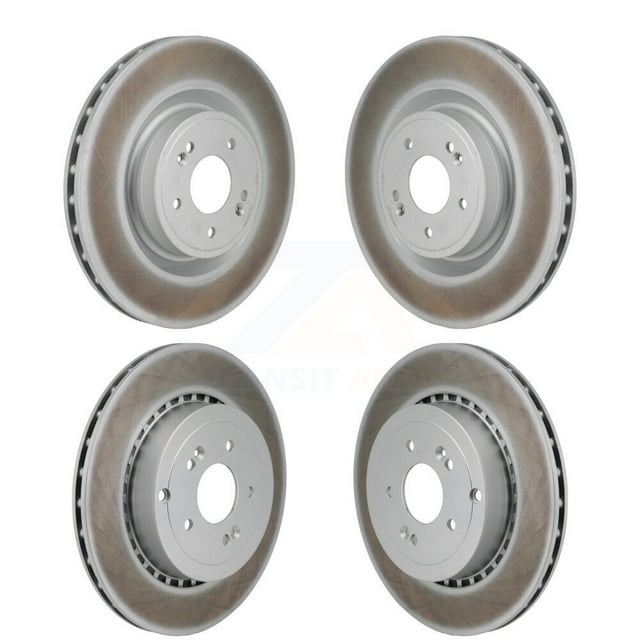 Genius Front Rear Coated Disc Brake Rotors Kit for Car Kia Stinger Genesis G70 KG-101908