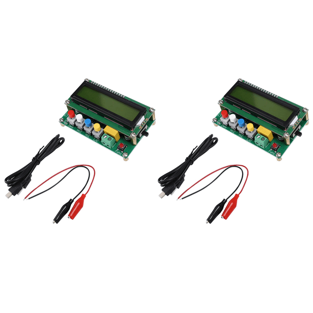 2X Inductance Capacitance L/C Meter Digital Capacitor Meter LCD Capacitance Meter Tester USB Interface with USB Cable