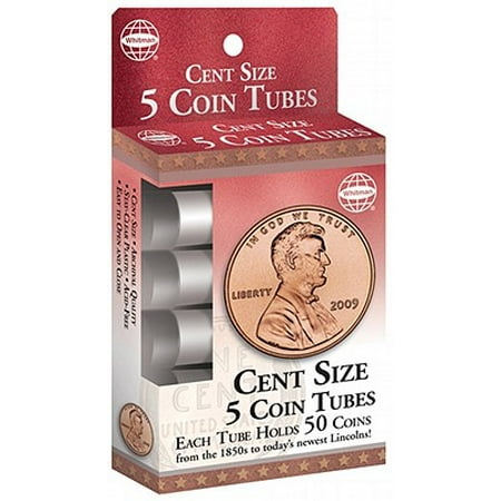 Cent Size 5 Coin Tubes