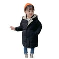 thumbnail image 5 of XBASW Kids Toddler Little Girls Boys Winter down Jacket Thickened Long Coat Hooded Puffer Outerwear 4-9Y, 5 of 9