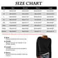 thumbnail image 3 of Bovemsi Womens Sweaters Women's Knitted Isle Print Retro Sweater Casual Loose Crewneck Long Sleeve Lightweight Cropped Pullover Tops Fall Sweaters, 3 of 4