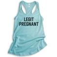 thumbnail image 1 of Legit Pregnant Tank Top, Ladies Racerback Tank Top, Pregnancy Tank, Baby Announcement Tank, Pregnant Tank, Cancun, Small, 1 of 3