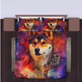 thumbnail image 4 of 3 Pieces Duvet Cover Set Shiba Inu Dog 3D Print Bedding 1 Duvet Cover 2 Pillowcases Natural Animals Comforter Sets Soft Breathable for Boys Girls Children Sd4Ee4, 4 of 5