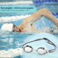 thumbnail image 3 of Gafas de natación Protección UV Gafas de natación elásticas Seguras para deportes profesionales FLhrweasw Nuevo, 3 of 7