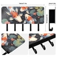 thumbnail image 2 of Fish and Lotus Leaves Mail Holder Organizer Wall Mount with Shelf Key Holder Key Rack with 5 Key Hooks for Wall Decorative, 2 of 6