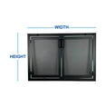 thumbnail image 5 of Fireplace Screen With Doors, Custom Made To Fit Your Fireplace, Simple Screen Design, Made in USA (53"W x 20"H), 5 of 5