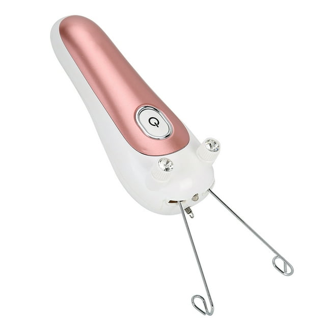 Threading Epilator, Beautiful Face Threading Epilator, ABS Safe Durable Arm For Face Gold,Pink