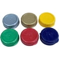 thumbnail image 2 of The Dairy Shoppe® Multicolor Easy ID Caps for Glass Bottles with 48 mm mouth (6 pack), 2 of 2
