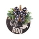 thumbnail image 1 of Letrero colgante de madera con fantasma para Halloween, decoración de Halloween, letrero redondo para puerta de entrada, para cerca, interior, exterio, 1 of 5