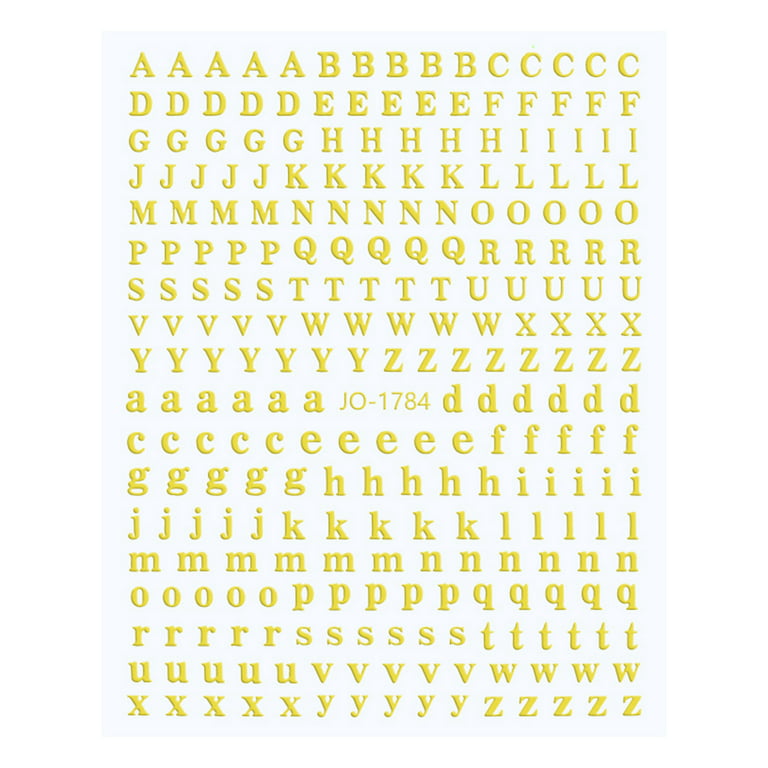 White Epoxy Alphabet Stickers by Recollections™