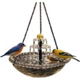 thumbnail image 4 of Solar Cascade Hanging Bird Bath Fountain – Solar Powered Cascading Outdoor Water Fountain with Pump & Bowl, Hanging Bird Bath for Patio, Backyard, Lawn, Garden Decor, 4 of 8