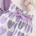 thumbnail image 5 of CAUYDY Infant Girls Outfits Set Toddler Girl Long Sleeve Romper Baby Fall Winter Bodysuit Newborn Clothes 6 9 12 18 24 Months Sizes 12-18 Months,Light Purple, 5 of 6