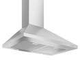 thumbnail image 1 of Ancona Hotte de Cuisinière Pyramidale 30 Pouces 400 CFM à Conduits, Murale, en Acier Inoxydable, 1 of 5
