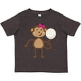 thumbnail image 3 of Inktastic Cute Volleyball Girl Monkey Girls Toddler T-Shirt, 3 of 5
