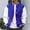 Blue, variant on Men's Classic Varsity Jacket, Color-Block Baseball Bomber Jacket with Ribbed Trim, Casual College-Style Coat, 6 Colors, S-3XL