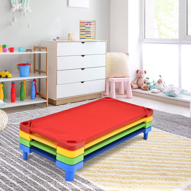 Costway, Kids Stackable Naptime Cot, 51''Lx23''W with Detachable