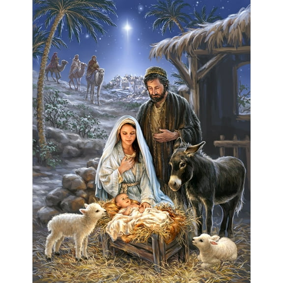 Springbok 1000 Piece Savior is Born Jigsaw Puzzle for Adults - Made in USA