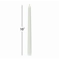thumbnail image 3 of Mainstays Unscented Taper Candle, White, 4-Pack, 10 inches Long, 3 of 6