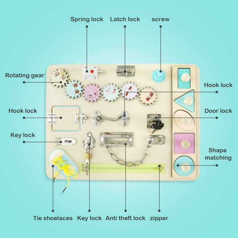Latch board for toddlers deals