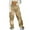 Khaki, variant on XFLWAM Women's Y2K High Rise Baggy Straight Leg Cargo Pants Streetwear Casual Boyfriend Trousers with Pockets Khaki L