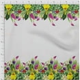 thumbnail image 2 of oneOone Organic Cotton Poplin Twill Fabric Leaves & Flower Panel Decor Fabric Printed BTY 42 Inch Wide, 2 of 3