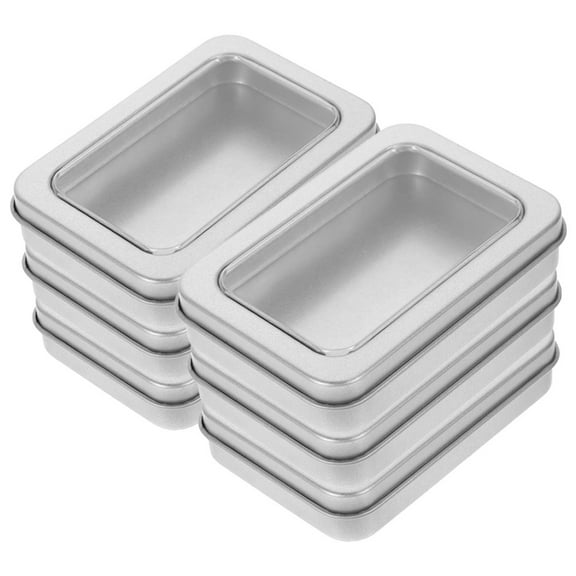 Raindrops 6Pcs Playing Card Case Rectangular Playing Card Boxes Storage Box Card Holder Card Deck Case