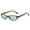 Tea Green, variant on Retro Oval Sunglasses UV400 Protection Unisex PC Frame Streetwear Shades