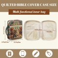 thumbnail image 7 of ZUXONGSY Lion Cross Print Quilted Bible Case for Women Bible Bag Stylish Handbag with Multiple Pockets Carrying Book Case for Religious, 7 of 7