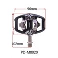 thumbnail image 3 of Shimano Deore XT PD-M8100/M8020 SPD MTB Bike Clipless Pedals & Cleats, 3 of 8