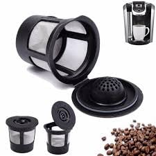 3 PACK Reusable Universal Coffee Solo Pod K-Cup Keurig 1.0 Mr.Coffee Breville 