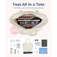 thumbnail image 3 of Bolsa BAGSMART para mujer con cremallera, bolsa de gimnasio de 1,32 libras, 3 of 6