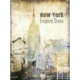 thumbnail image 2 of Orlov, Irena 15x18 White Modern Wood Framed Museum Art Print Titled - New York Grunge II, 2 of 4