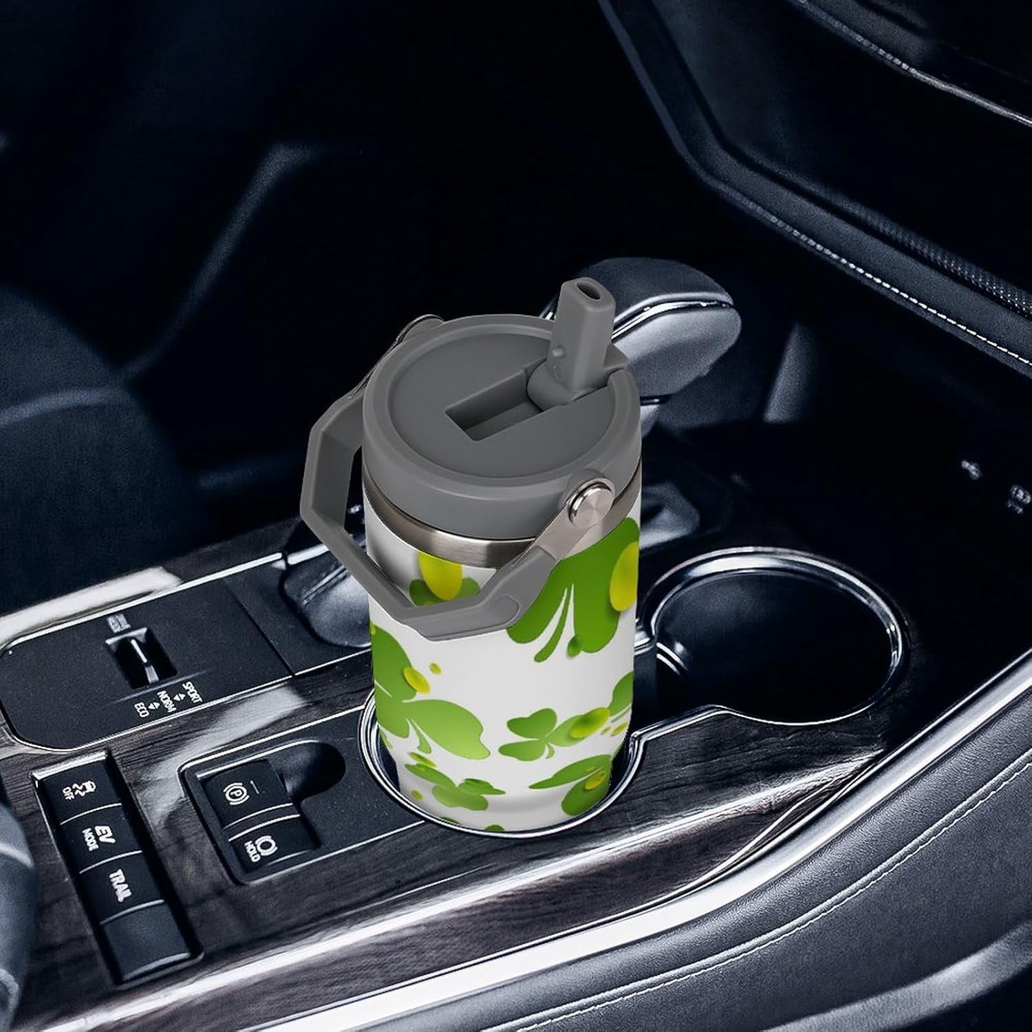 30 Oz Tumbler with Handle And Straw Lid/Leak-Proof Insulated Stainless Steel Water Bottle Travel Mug Gifts for Women Men Her