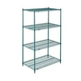 thumbnail image 2 of Nexel Wire Shelving, Green Epoxy, 42"W X 24"D X 74"H, 2 of 4