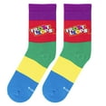 thumbnail image 6 of Crazy Socks – Froot Loops Cereal Novelty Crew Socks – Medium – Colorful Breakfast Food Graphic Fun, 6 of 6