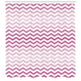 thumbnail image 3 of Ambesonne Pale Pink Shower Curtain, Twisted Parallel Lines, 69"Wx70"L, Magenta White, 3 of 3