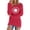 Red, variant on Bovemsi Womens Sweaters Casual Solid Long Sleeve Jumper Blouse Fall Sweaters