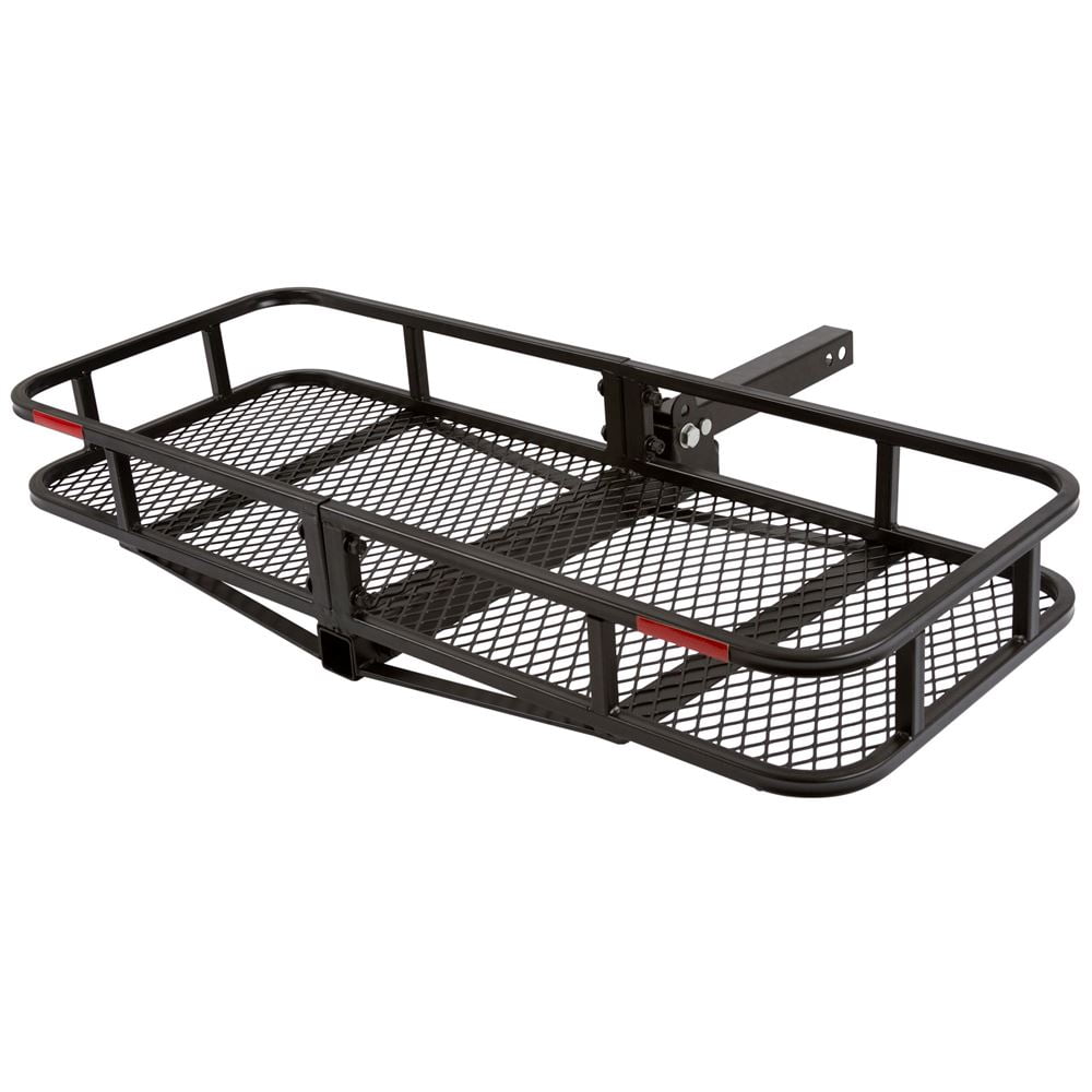 3 bicycle apex steel basket cargo carrier with bike rack