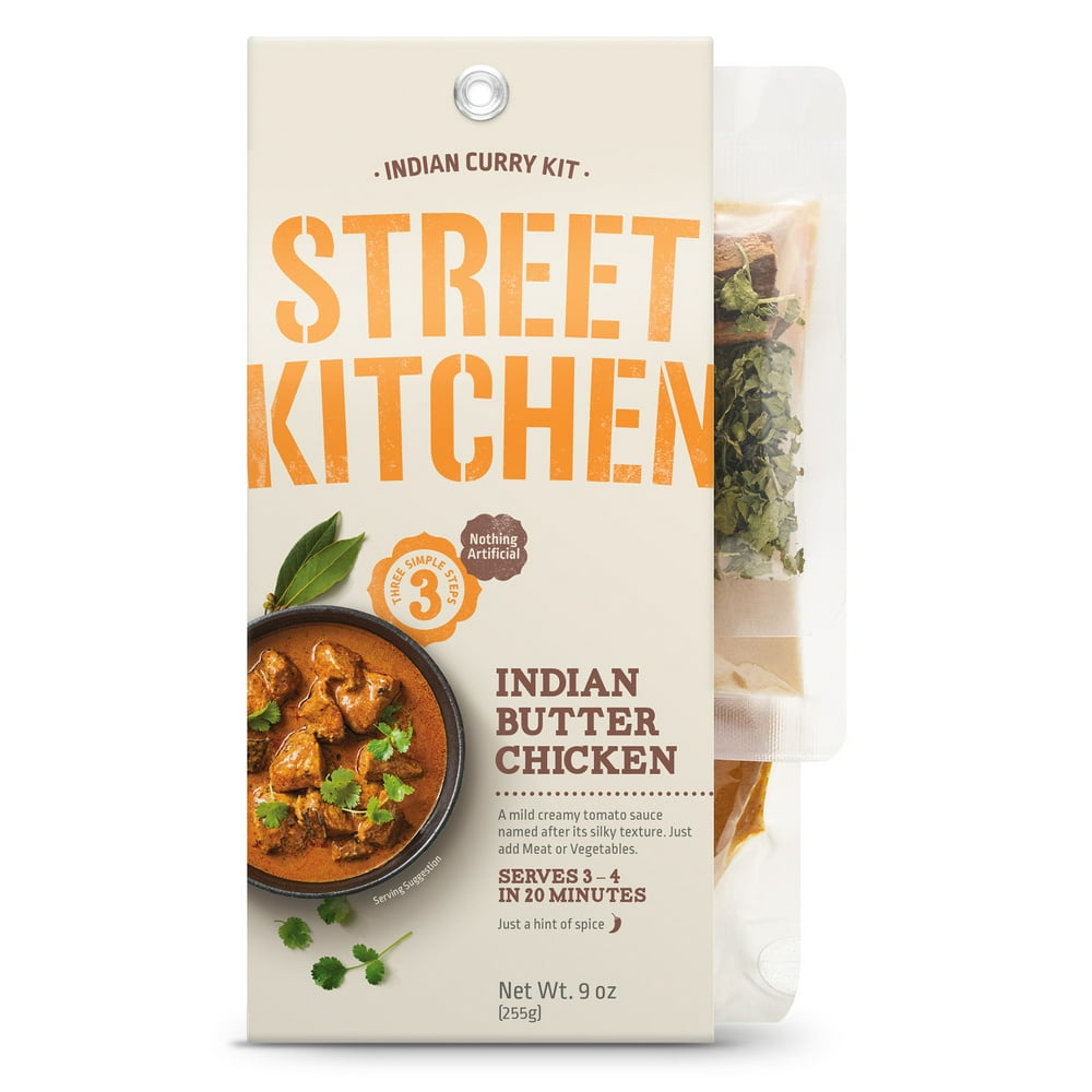 Street Kitchen Indian Butter Chicken Indian Scratch Kit, 9 oz Walmart