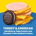 thumbnail image 3 of Lunchables Turkey & American with Chocolate Creme Cookies, 5 Count Pack, 3.2 oz Trays, 3 of 14
