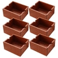 thumbnail image 4 of RENACLIPY Miniature Storage Crate Wooden for Hobbyists Decorative Home Atmosphere 6pcs, 4 of 7