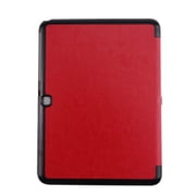 sm-t530 t535 t531 tablet stand cover case for Samsung Tab 4 10.1 Ultrathin slim leather smart cover case magnetic auto sleep red