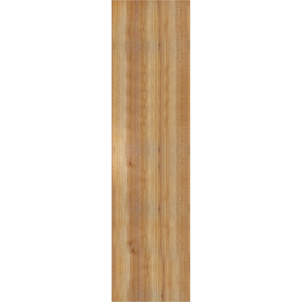 16 1/8"W X 62"H Timbercraft Three 5 3/8" Boards Framed Board-N-Batten Shutters W/Z-Bar, Rough Sawn Western Red Cedar (Per Pair)