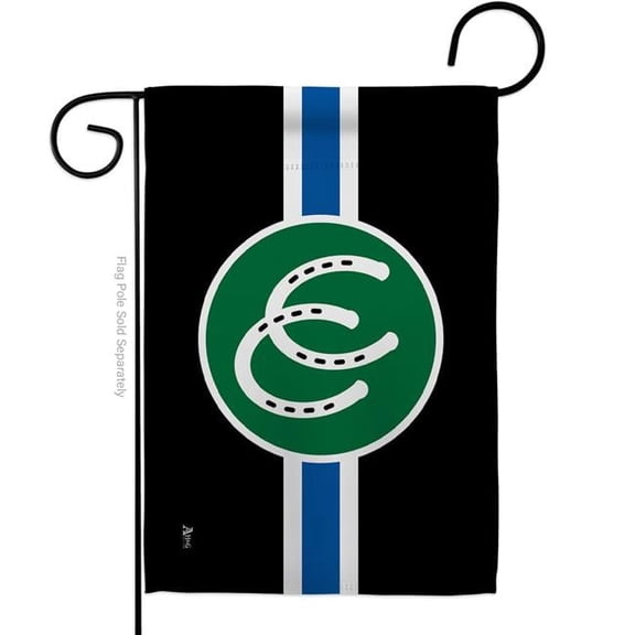 Americana Home & Garden G149021-BO Pony Pride Support 13 x 18.5 in. Double-Sided Decorative Horizontal Garden Flags for House Decoration Banner Yard Gift